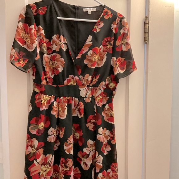 Madewell Tulip-Sleeve Mini Dress in French Rose - Picture 2 of 4